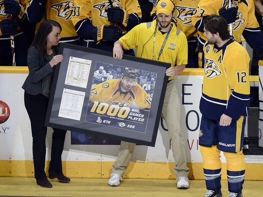 Mike Fisher préféré à Roman Josi comme nouveau capitaine des Predators