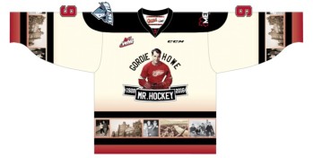 Un maillot en l'honneur de Gordie Howe