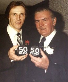 Rétro : Mike Bossy et Maurice Richard dans le club des 50