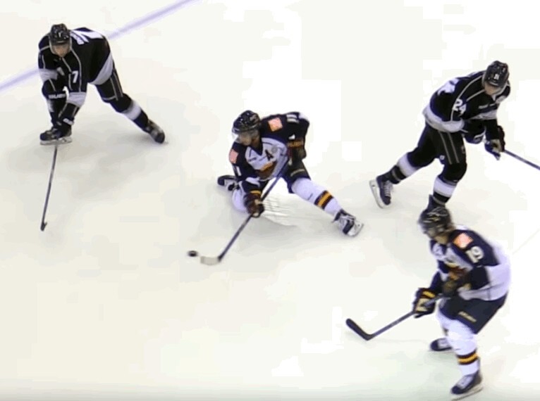 Un but original en BCHL