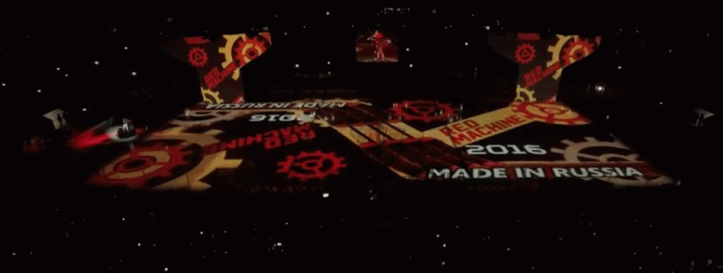 Superbe show d'avant-match lors du match Russie-République tchèque