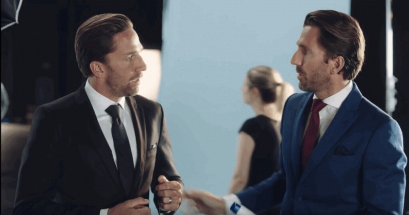 Les frères Lundqvist réunis dans une publicité pour les... cheveux