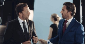 Les frères Lundqvist réunis dans une publicité pour les... cheveux