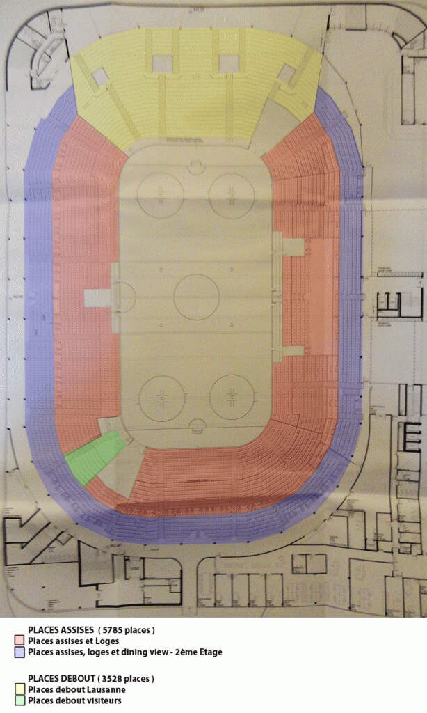 Une vue 3D du futur virage lausannois et plans de la nouvelle patinoire