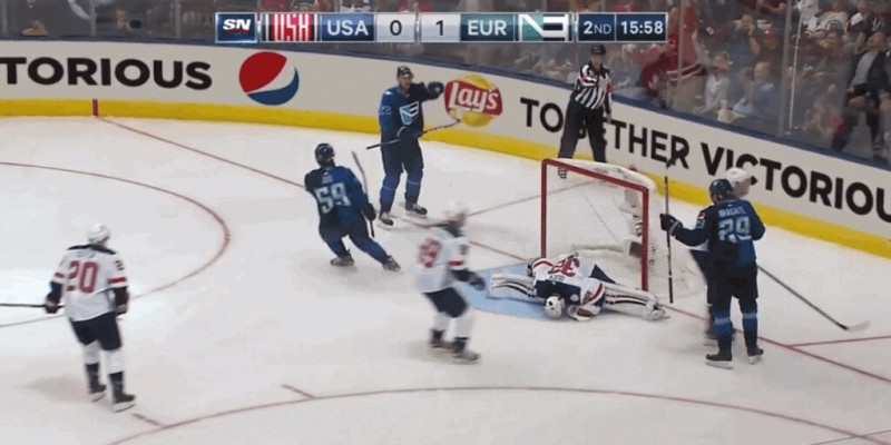 Vidéo de la belle échappée de Nino Niederreiter et Leon Draisaitl