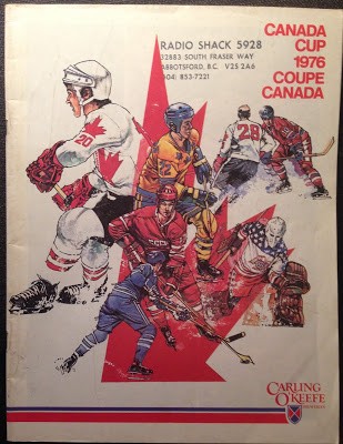 Rétro : programme de la Coupe Canada de 1976