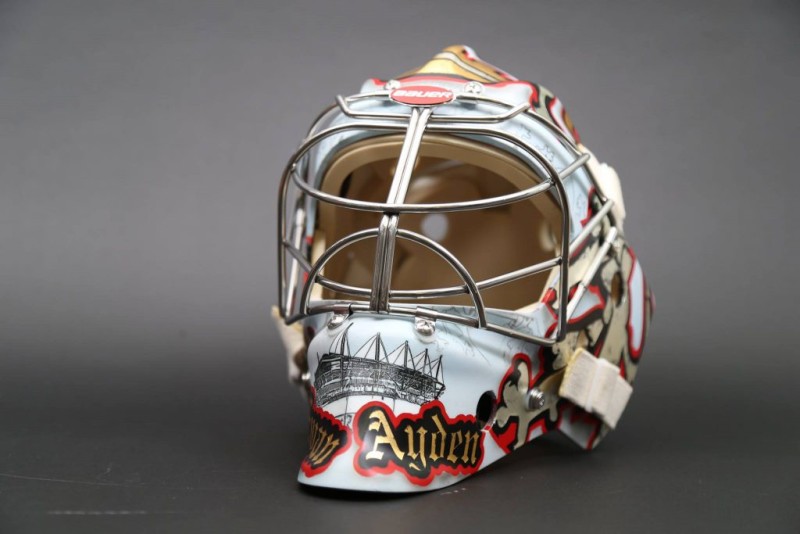 Le masque de Cristobal Huet dans les détails