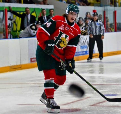 Images des débuts de Nico Hischier dans le championnat de LHJMQ