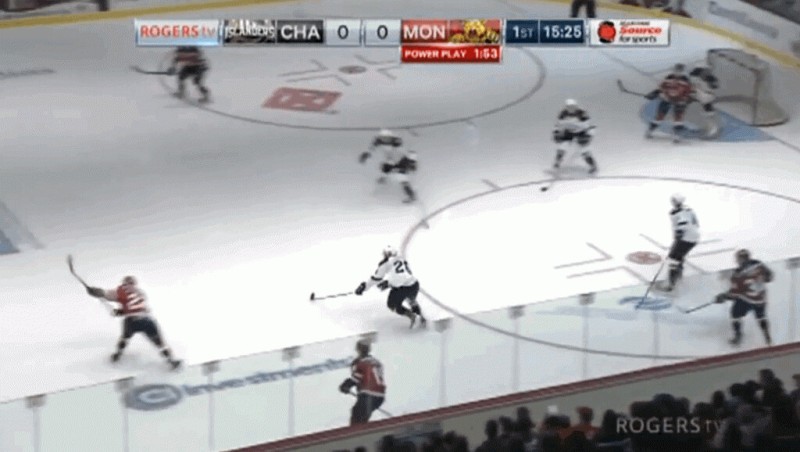 Vidéo du premier but de Simon Le Coultre en LHJMQ