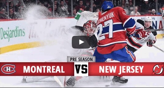 Résumé du match Canadien vs Devils
