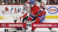 Résumé du match Capitals vs Canadien