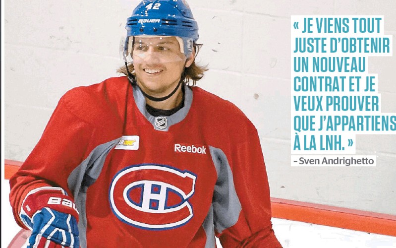 Sven Andrighetto veut prouver qu'il appartient à la LNH