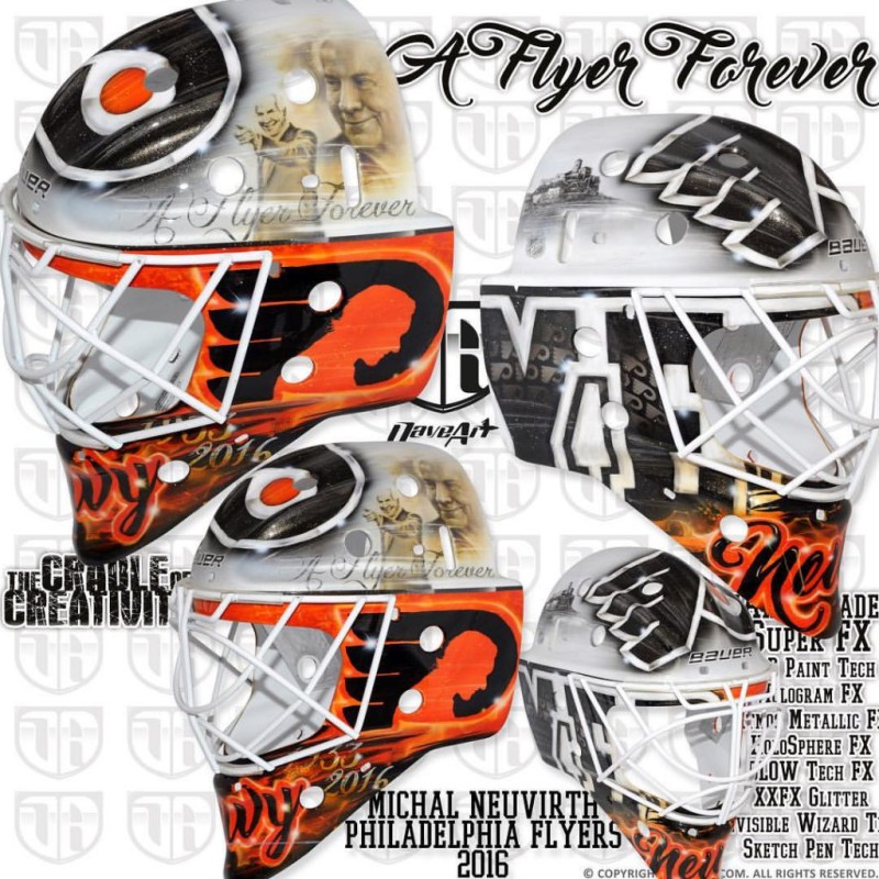 Le nouveau masque de Michal Neuvirth