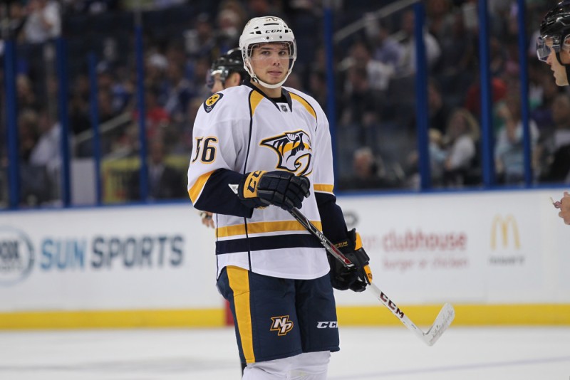 Kevin Fiala continue l'aventure avec les Predators