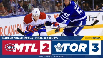 Résumé du match Canada vs Leafs