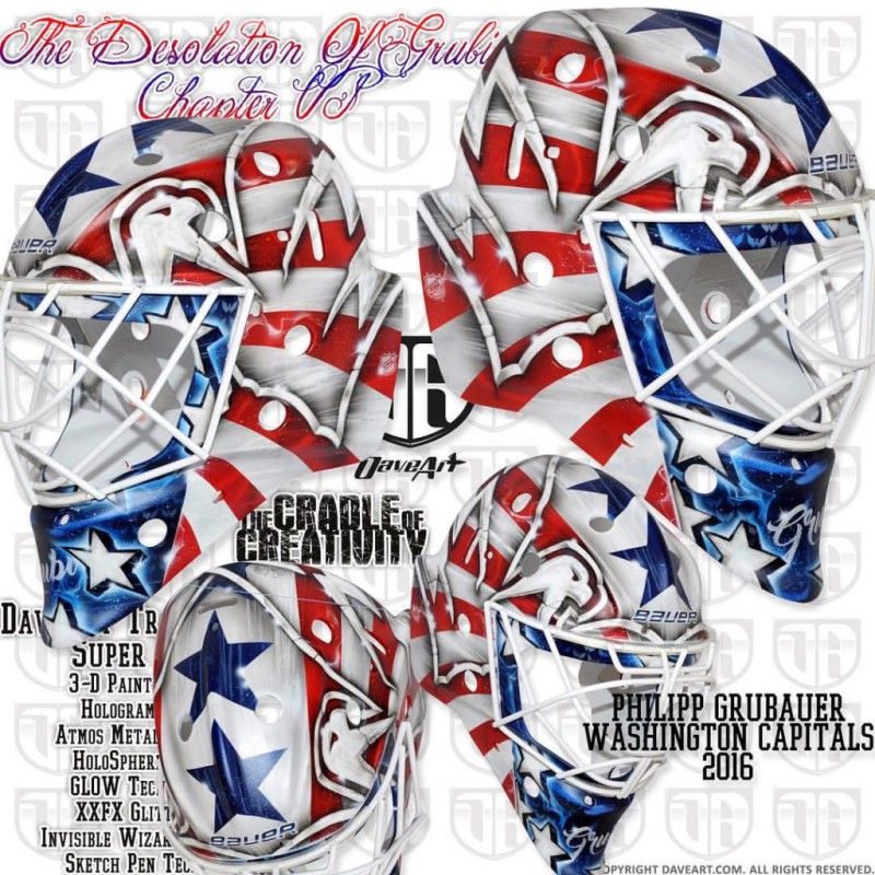 Le nouveau masque de Philipp Grubauer