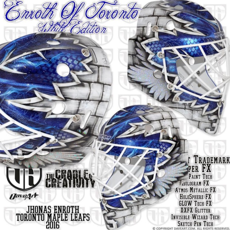 Le nouveau masque de Jhonas Enroth