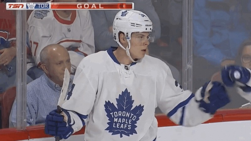 Un premier but avec les Leafs pour Auston Matthews