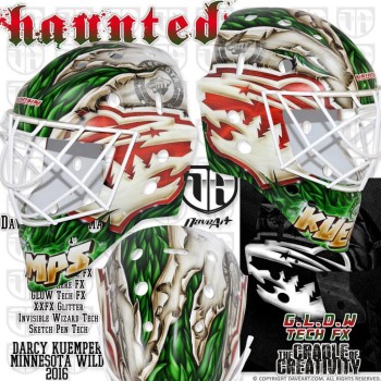 Le nouveau masque de Darcy Kuemper