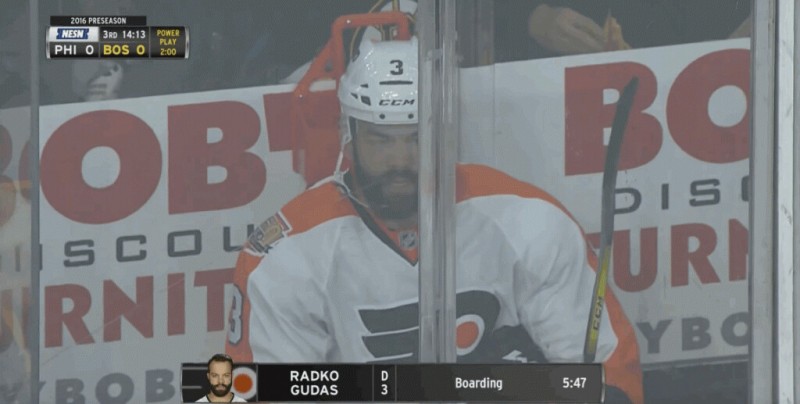 6 matchs de suspension et 250'000 $ d'amende contre Radko Gudas