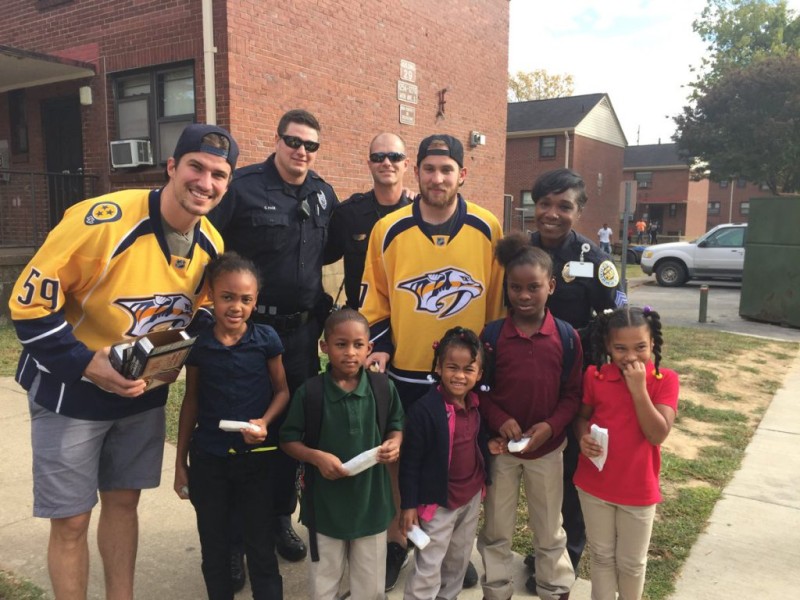 Roman Josi et Yannick Weber s'investissent pour la bonne cause