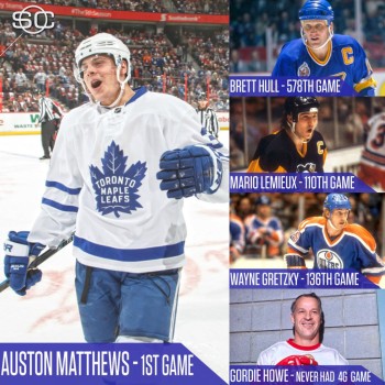 Combien de matchs a-t-il fallu à quelques légendes du hockey pour marquer 4 buts ?