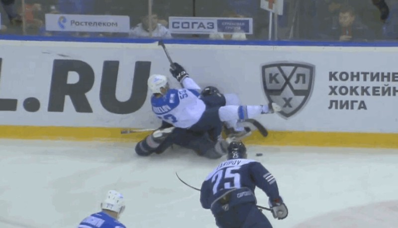 Un incident impressionnant pour Wojtek Wolski