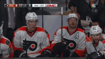 Mark Streit marque lui aussi son premier de la saison
