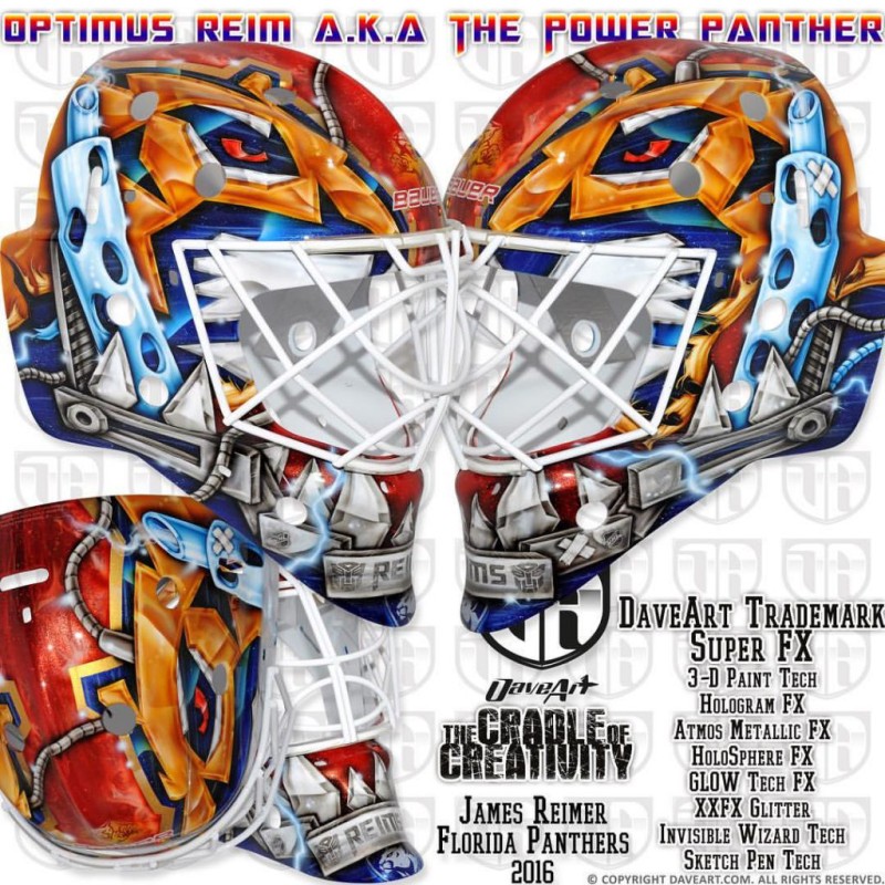 Le nouveau masque de James Reimer