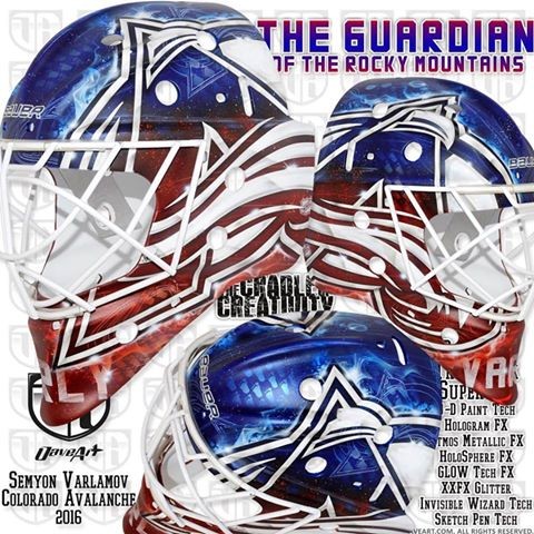 Le nouveau masque de Semyon Varlamov