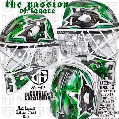 Le nouveau masque de Max Lagace