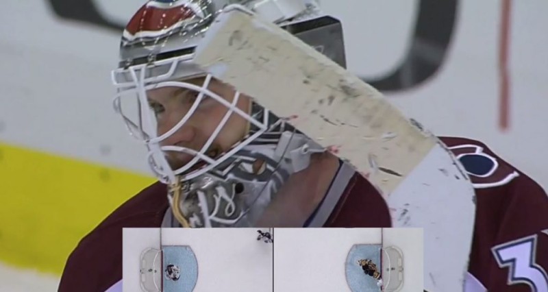 Une passe tout en précision de Fleury à Pickard