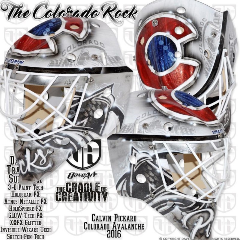 Le nouveau masque de Calvin Pickard