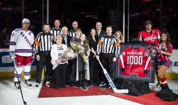 Un 1'000ème match en NHL pour l'arbitre Kelly Sutherland