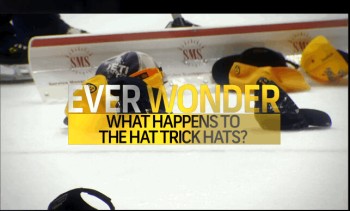 Que deviennent les casquettes jetées sur la glace après un hat trick ?