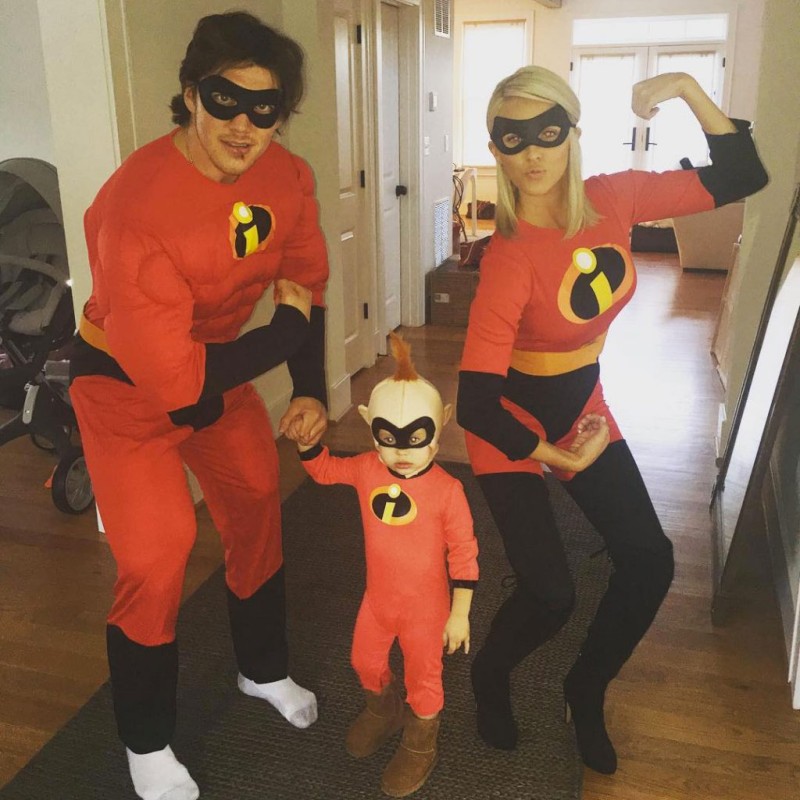 La famille Oshie également prête pour Halloween