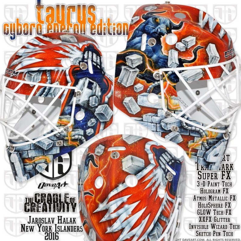 Le nouveau masque de Jaroslav Halak