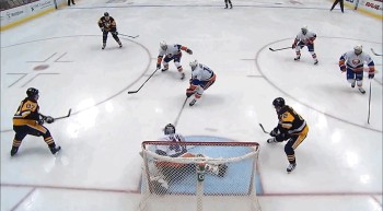 Un but tout en facilité des Penguins