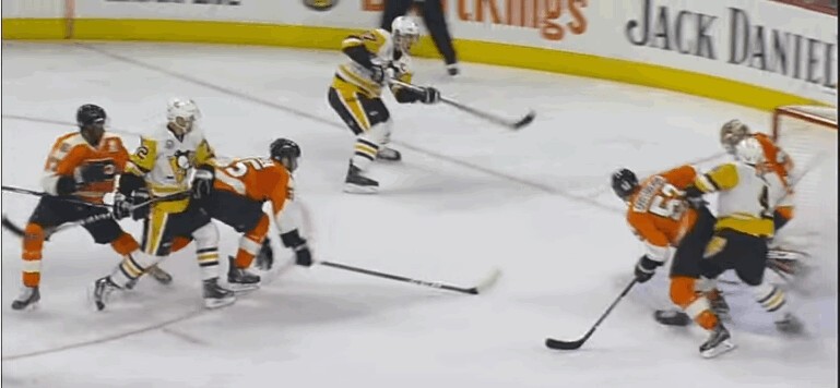 Belle action des Penguins superbement conclue par Sidney Crosby