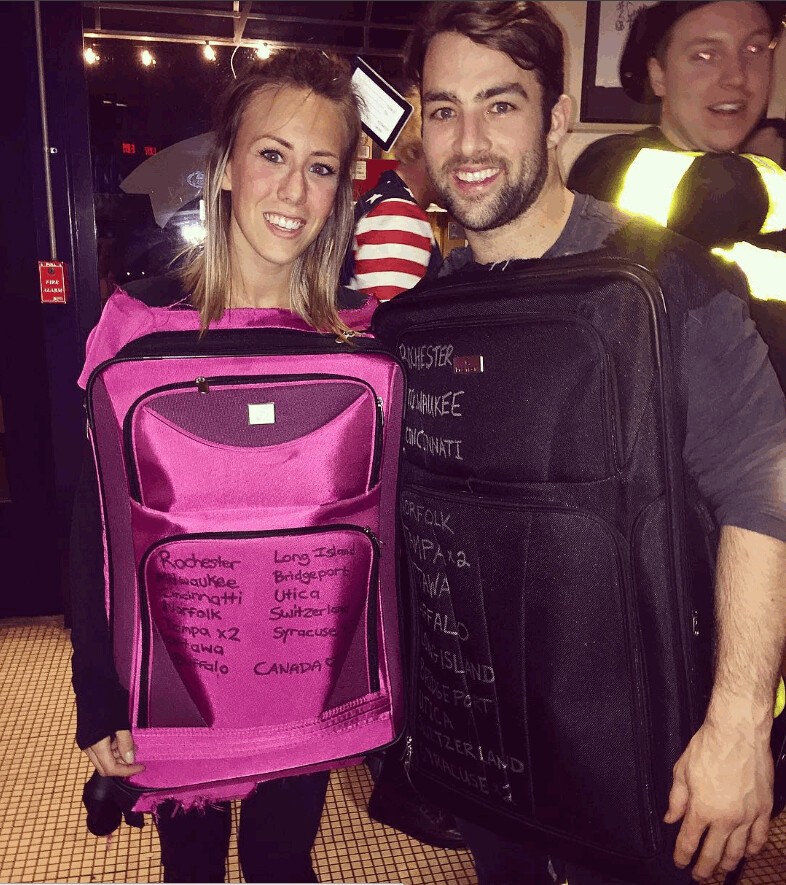 Cory Conacher et son épouse passent en revue leurs destinations hockey