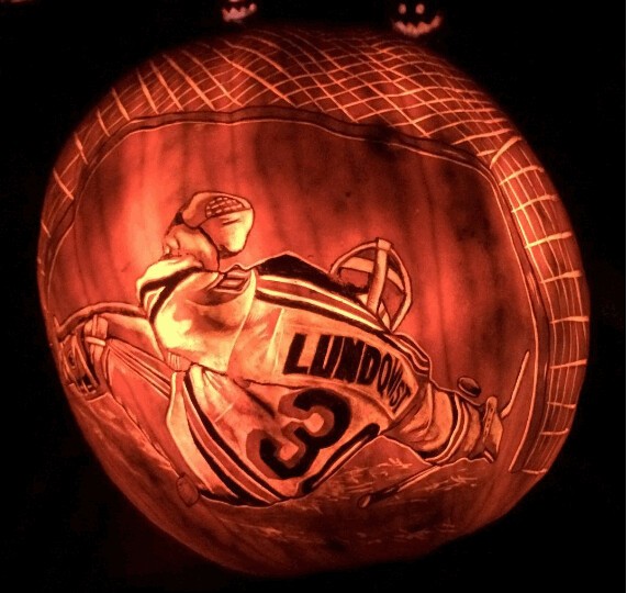 D'impressionnantes lanternes sur le thème du hockey