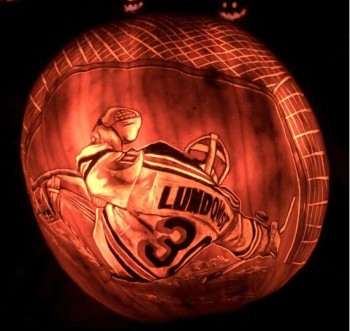 D'impressionnantes lanternes sur le thème du hockey