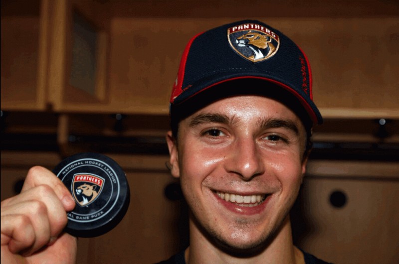 A voir : Denis Malgin marque son premier but en NHL