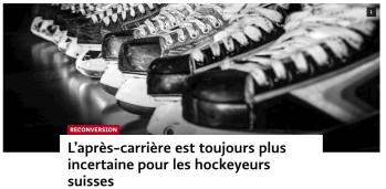 L’après-carrière est toujours plus incertaine pour les hockeyeurs suisses