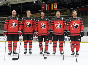 Max Talbot capitaine du Canada à la Deutschland Cup