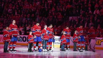 Soirée mémorable pour de jeunes fans du Canadien