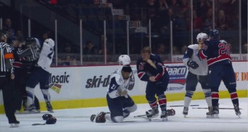 155 minutes de pénalité dans un match de WHL