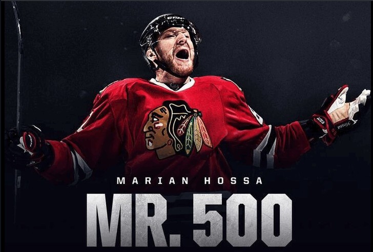 Superbe infographie des 500 buts de Marian Hossa