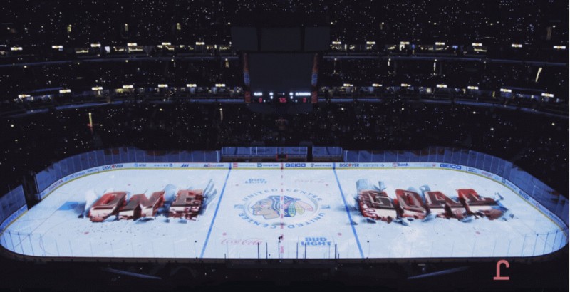 A voir : la superbe intro d'avant match des Blackhawks