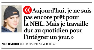 Nico Hischier à l'interview